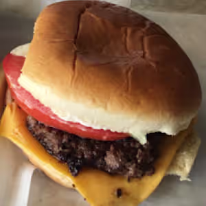 Big Spring Cafe signature dishes Hamburgers, Cheeseburgers, Slaw Dogs, Fried Bologna Biscuits, Brunswick Stew